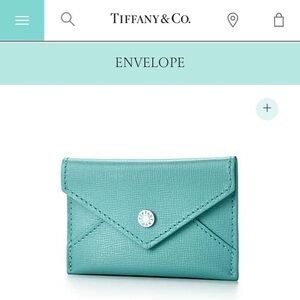 Tiffany & Co. Leather Card Holder Flap Wallet